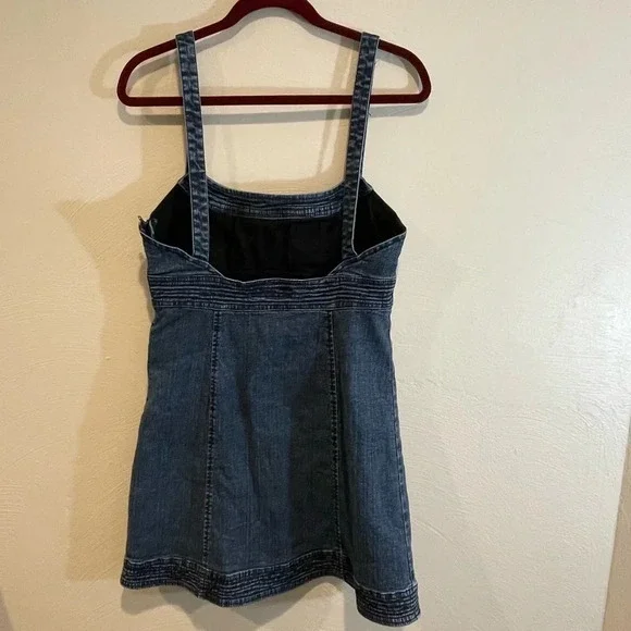 3/$30 Rewind over all mini dress size 9 - Picture 5 of 9